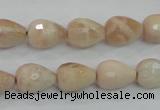 CMS89 15.5 inches 10*14mm faceted teardrop moonstone gemstone beads