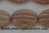 CMS964 15.5 inches 13*18mm oval A grade moonstone beads