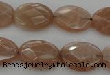 CMS966 15.5 inches 10*14mm faceted oval A grade moonstone beads