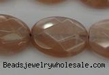 CMS968 15.5 inches 13*18mm faceted oval A grade moonstone beads