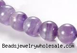 CNA03 10mm round AB grade natural amethyst quartz bead Wholesale