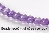 CNA10 6mm round A+ grade natural amethyst quartz beads Wholesale