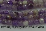CNA1010 15.5 inches 4mm faceted round dogtooth amethyst beads