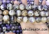 CNA1093 15.5 inches 18mm faceted round dogtooth amethyst beads