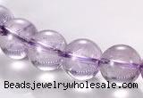 CNA11 10mm round A- grade natural amethyst beads Wholesale