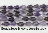 CNA1180 15.5 inches 11*16mm teardrop amethyst beads wholesale