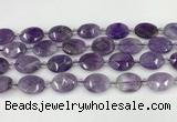 CNA1201 15.5 inches 15*20mm faceted oval amethyst beads