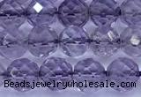 CNA1253 15 inches 6mm faceted round amethyst beads