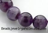 CNA15 15 inch 12mm round natural amethyst quartz beads Wholesale