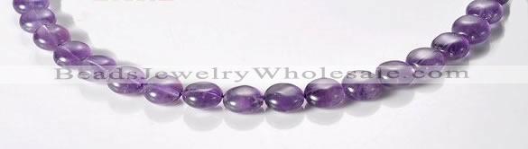 CNA24 10mm flat round A- grade natural amethyst beads Wholesale