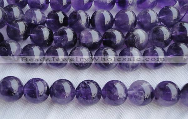 CNA27 15.5 inches 16mm round grade B natural amethyst beads wholesale