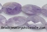 CNA332 15.5 inches 18*25mm faceted oval natural lavender amethyst beads