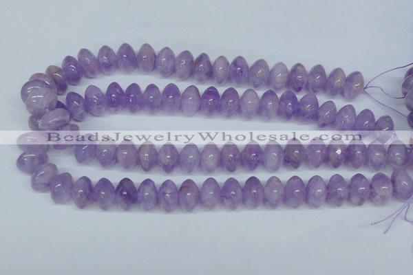 CNA409 15.5 inches 10*16mm rondelle natural lavender amethyst beads