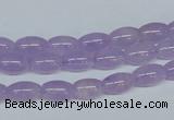 CNA410 15.5 inches 6*10mm rice natural lavender amethyst beads