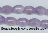 CNA412 15.5 inches 10*14mm rice natural lavender amethyst beads