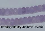 CNA427 4*8mm faceted rondelle natural lavender amethyst beads