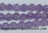 CNA432 15.5 inches 10*10mm skull shape natural lavender amethyst beads