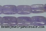 CNA440 15.5 inches 13*18mm rectangle natural lavender amethyst beads