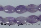 CNA446 15.5 inches 13*18mm oval natural lavender amethyst beads