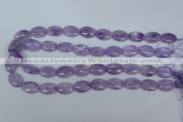 CNA448 15.5 inches 16*22mm oval natural lavender amethyst beads