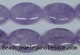 CNA449 15.5 inches 18*25mm oval natural lavender amethyst beads