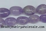 CNA465 15.5 inches 10*14mm nugget natural lavender amethyst beads