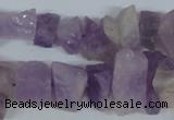 CNA469 15.5 inches 8*15mm chips natural lavender amethyst beads