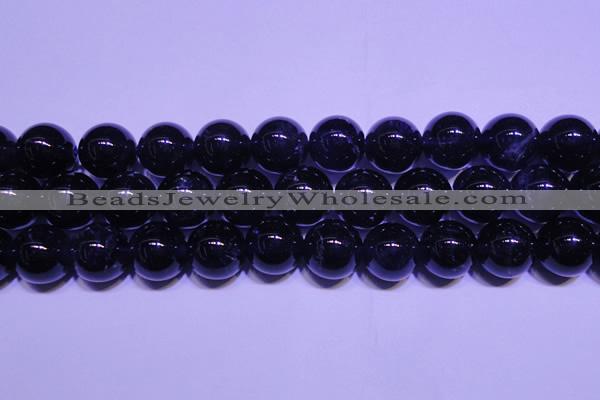 CNA555 15.5 inches 14mm round A grade natural dark amethyst beads