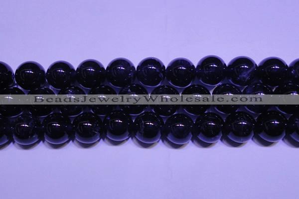 CNA556 15.5 inches 16mm round A grade natural dark amethyst beads