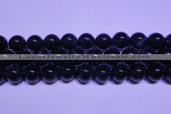 CNA566 15.5 inches 16mm round AA grade natural dark amethyst beads