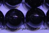 CNA576 15.5 inches 16mm round AAA grade natural dark amethyst beads