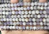 CNA675 15.5 inches 4mm round matte lavender amethyst beads