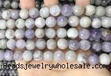 CNA688 15.5 inches 10mm faceted round lavender amethyst beads