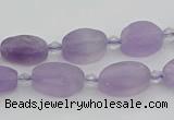 CNA721 15.5 inches 8*12mm oval amethyst gemstone beads wholesale