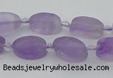 CNA722 15.5 inches 10*14mm oval amethyst gemstone beads wholesale