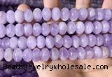 CNA782 15.5 inches 7*10mm rondelle lavender amethyst beads