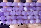 CNA785 15.5 inches 10*14mm drum lavender amethyst beads