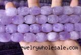 CNA786 15.5 inches 12*16mm drum lavender amethyst beads