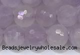 CNA790 15.5 inches 8mmm faceted round lavender amethyst beads