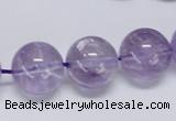 CNA807 15.5 inches 18mm round natural light amethyst beads