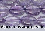 CNA832 15.5 inches 13*18mm oval natural light amethyst beads