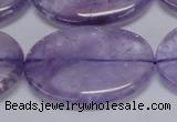 CNA838 15.5 inches 30*40mm oval natural light amethyst beads