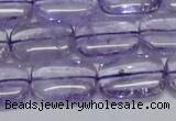 CNA851 15.5 inches 12*16mm rectangle natural light amethyst beads