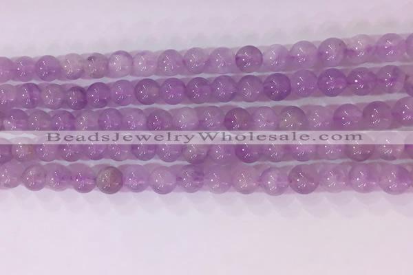 CNA952 15.5 inches 6mm round natural lavender amethyst beads