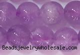 CNA954 15.5 inches 8mm round natural lavender amethyst beads