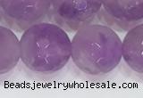 CNA965 15.5 inches 10mm faceted round natural lavender amethyst beads