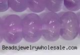 CNA970 15.5 inches 6*10mm faceted rondelle lavender amethyst beads