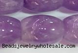 CNA979 15.5 inches 15*20mm drum natural lavender amethyst beads