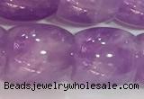 CNA982 15.5 inches 16*16mm drum natural lavender amethyst beads