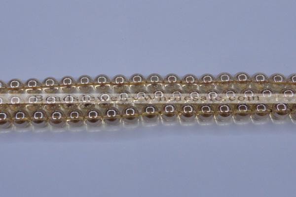 CNC503 15.5 inches 10mm round dyed natural white crystal beads